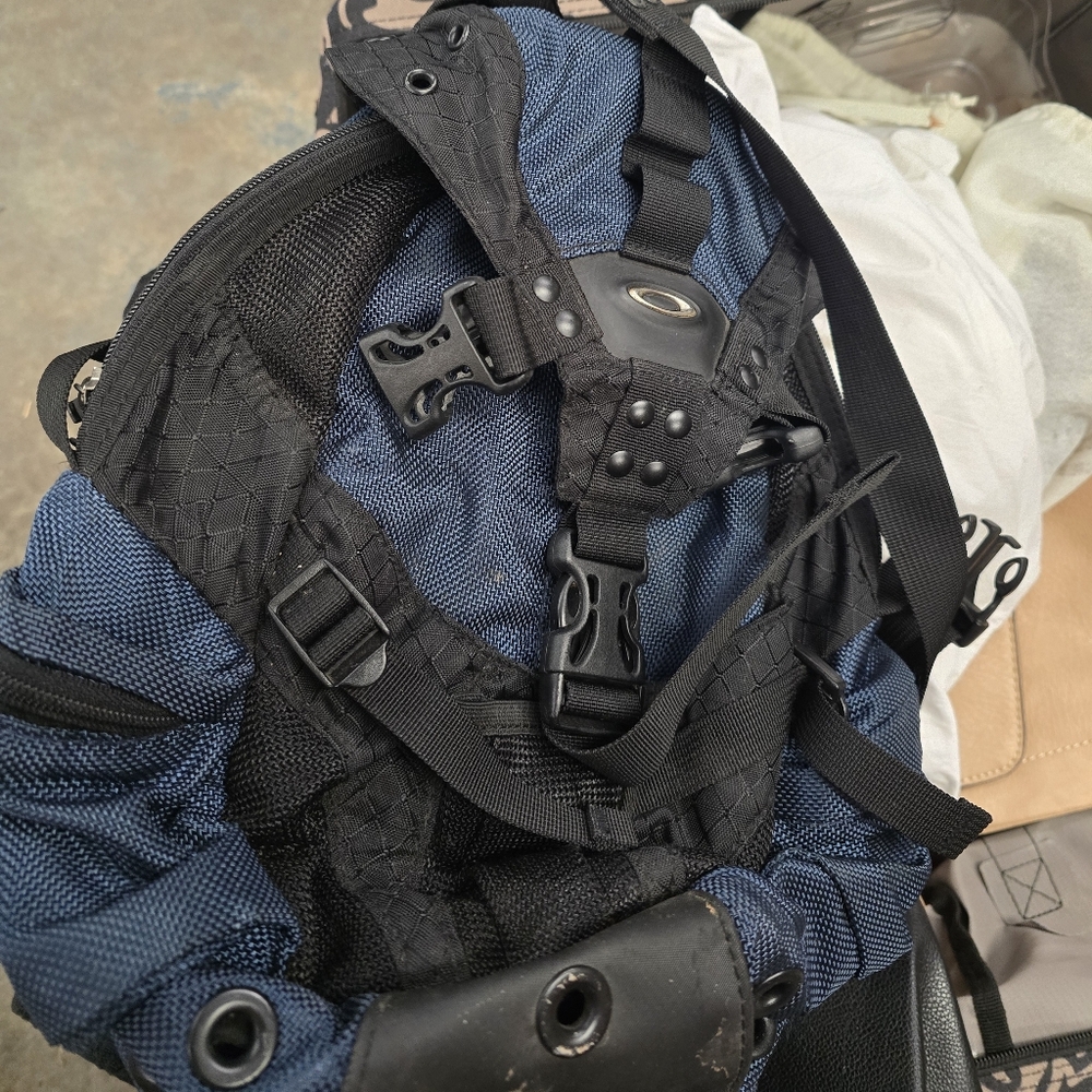 Oakley Blue and Black Backpack